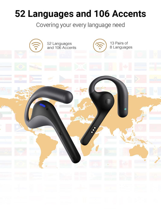 Timekettle W4 Pro AI Interpreter Earbuds Real-Time Voice Translation Earbuds with 50+ Languages