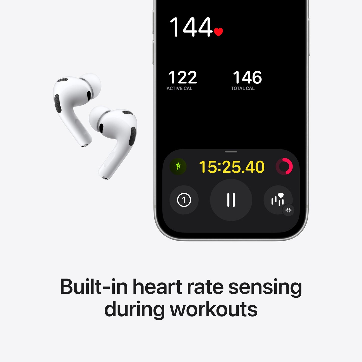 Apple AirPods Pro 3 Wireless Earbuds with Live Translation & Active Noise Cancellation